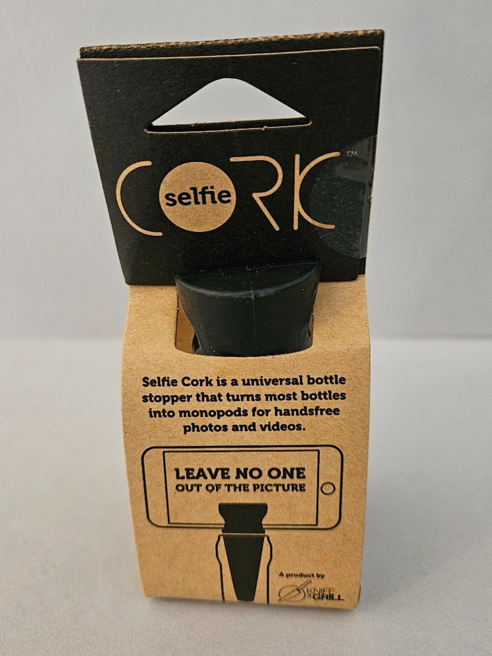 Selfie Wine Cork/ Stopper Leave No One Out of The Picture Great Gift